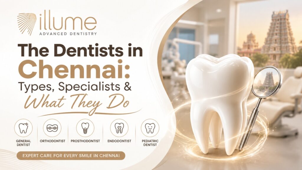 The Dentists in Chennai: Types, Specialists & What They Do
