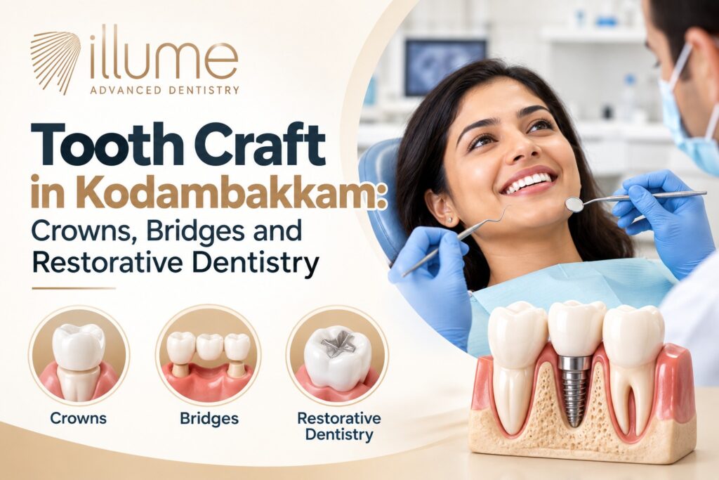 Tooth Craft in Kodambakkam: Crowns, Bridges and Restorative Dentistry